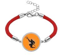 no/no Hunting Outline Arrogant Lucky Red String Bracelet Rope Bracelet Handmade