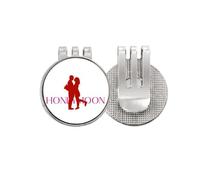 no/no Husband Wife Ttogether Spend Time Together Golf Ball Marker Hat Cap Clip Enamel Magnetic