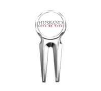 no/no Husbands Love Wife Art Deco Fashion Golf Divot Tool Golf Ball Marker Repair Tool