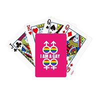no/no I Am A LGBT Rainbow Poker Playing Card Tabletop Board Game