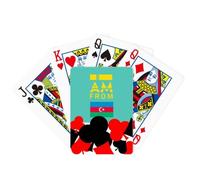 no/no I Am From Azerbaijan Art Deco Fashion Symbol Poker Playing Card Classic Game