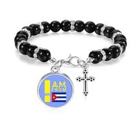 no/no I Am from Cuba Art Deco Fashion Beaded Bracelet Boho Jewelry