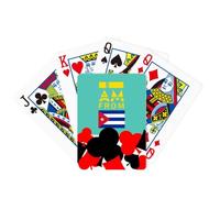 no/no I Am From Cuba Art Deco Fashion Symbol Poker Playing Card Classic Game