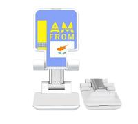 no/no I Am From Cyprus Art Deco Fashion Adjustable Cell Phone Stand Desk Foldable