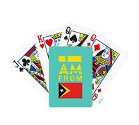 no/no I Am From East Timor Poker Playing Card Tabletop Board Game