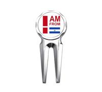 no/no I Am From El Salvador Art Deco Fashion Golf Divot Tool Golf Ball Marker Repair Tool
