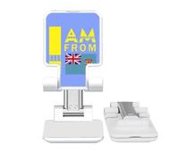 no/no I Am From Fiji Art Deco Fashion Adjustable Cell Phone Stand Desk Foldable