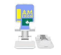 no/no I Am From Macau Art Deco Fashion Adjustable Cell Phone Stand Desk Foldable