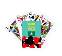 no/no I Am From Macau Art Deco Fashion Symbol Poker Playing Card Classic Game