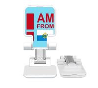 no/no I Am From San Marino Art Deco Fashion Adjustable Cell Phone Stand Desk Foldable