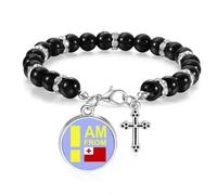 no/no I Am from Tonga Art Deco Fashion Beaded Bracelet Boho Jewelry