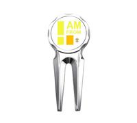 no/no I Am From Vatican City Art Deco Fashion Golf Divot Tool Golf Ball Marker Repair Tool