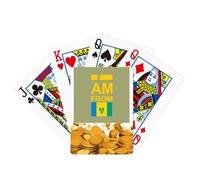 no/no I Am From Vincent Grenadines Gold Playing Card Classic Game