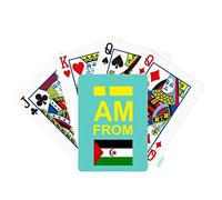 no/no I Am From Western Sahara Poker Playing Card Tabletop Board Game