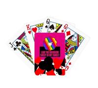 no/no I Am The Rainbow Sheep Of My Faly Symbol Poker Playing Card Classic Game