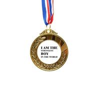 no/no I AmThe Strongest Boy Art Deco Fashion Gold Award Winner Medal First Place Ribbon