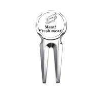 no/no I Love Eating Meat Art Deco Fashion Golf Divot Tool Golf Ball Marker Repair Tool
