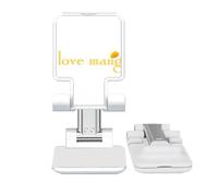 no/no I Love Fruit Yello Art Deco Fashion Adjustable Cell Phone Stand Desk Foldable