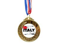 no/no I Love Italy Word Love Heart Rectangle Gold Award Winner Medal First Place Ribbon