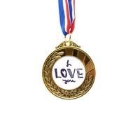 no/no I Love You Cute Quote Handwrite Gold Award Winner Medal First Place Ribbon