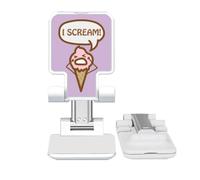 no/no Ice Scream Cry Grievance Adjustable Cell Phone Stand Desk Foldable