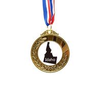 no/no idaho the united states of amemap Gold Award Winner Medal First Place Ribbon