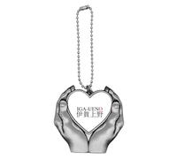 no/no Igaueno Japaness City Name Red Sun Flag Car Keychain Heart Pendant Ornament Charm