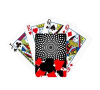 no/no Illusion Line Cyclic Repeat Symbol Poker Playing Card Classic Game