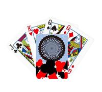 no/no Illusion Line Repeat Ripple Symbol Poker Playing Card Classic Game