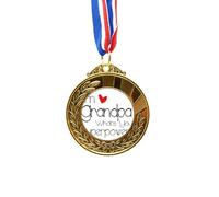 no/no I'm a Grandpa What's your Superpower= Gold Award Winner Medal First Place Ribbon