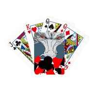 no/no Imperial White Horse Symbol Poker Playing Card Classic Game