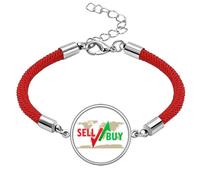 no/no Increase Sales Decrease Profit Loss Lucky Red String Bracelet Rope Bracelet Handmade