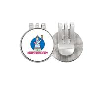 no/no Independence Day Freedom Unity Golf Ball Marker Hat Cap Clip Enamel Magnetic