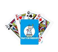 no/no Independent American Freedom Rights Poker Playing Card Tabletop Board Game