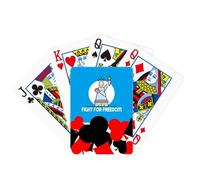no/no Independent American Freedom Rights Symbol Poker Playing Card Classic Game