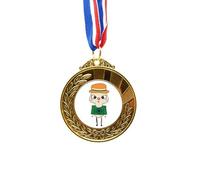 no/no Indian Country Asia UU Gold Award Winner Medal First Place Ribbon