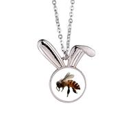 no/no industry diligent hybee apidae bugs Rabbit Necklace Pendant Bunny Animal Jewelry Gift