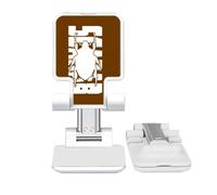 no/no Insect Harm Fears Animal Beetles Adjustable Cell Phone Stand Desk Foldable