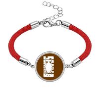 no/no Insect Harm Fears Animal Beetles Lucky Red String Bracelet Rope Bracelet Handmade
