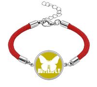 no/no Insect Harm Fears Animal Butterflies Lucky Red String Bracelet Rope Bracelet Handmade