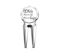 no/no Inspirational Saying Hope Life Golf Divot Tool Golf Ball Marker Repair Tool