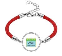 no/no International Day penon Violence World Lucky Red String Bracelet Rope Bracelet Handmade
