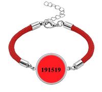 no/no International General Help Number Lucky Red String Bracelet Rope Bracelet Handmade