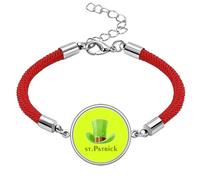 no/no Irish Holy Patrick Day Protect Lucky Red String Bracelet Rope Bracelet Handmade