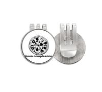 no/no Italian Pizza Gourmet Birthday Happy Golf Ball Marker Hat Cap Clip Enamel Magnetic