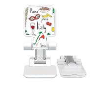 no/no Italy Landscape The Leaning Tower of Pisa Adjustable Cell Phone Stand Desk Foldable