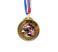 no/no japan cranes cloud sun Gold Award Winner Medal First Place Ribbon