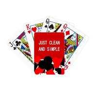 no/no Just Clean And Simple Art Deco Fashion Symbol Poker Playing Card Classic Game