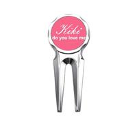 no/no Kiki Do You Love Me Art Deco Fashion Golf Divot Tool Golf Ball Marker Repair Tool