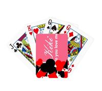no/no Kiki Do You Love Me Art Deco Fashion Symbol Poker Playing Card Classic Game